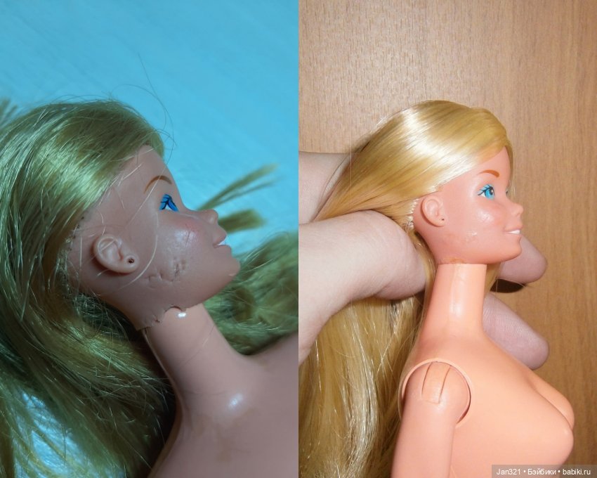 До и после — Реставрация и преображение кукол: ремонт