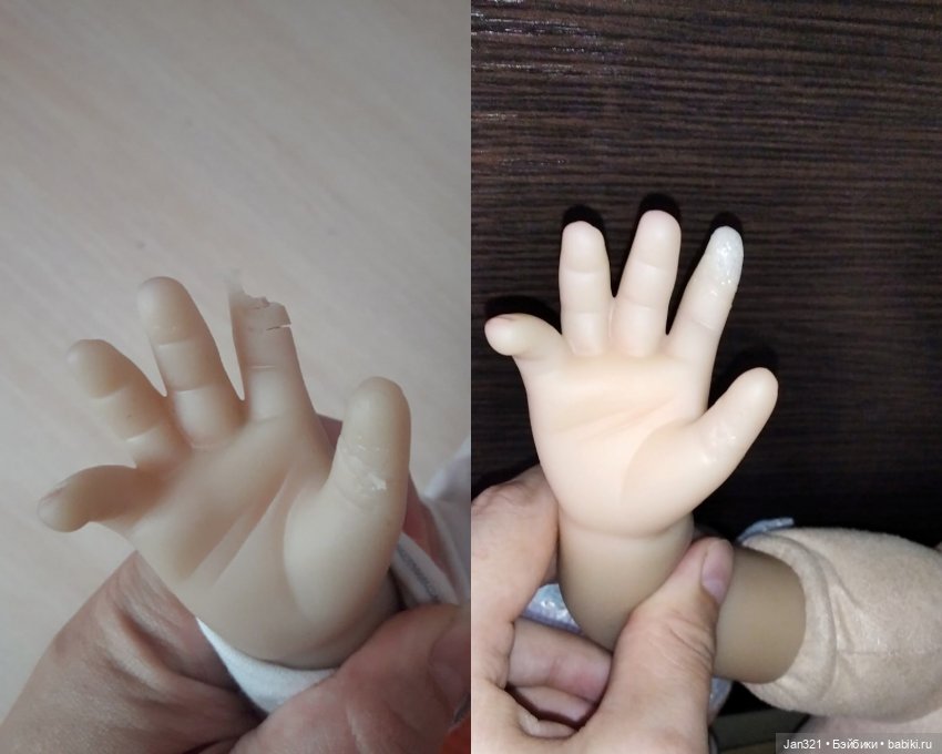 До и после — Реставрация и преображение кукол: ремонт