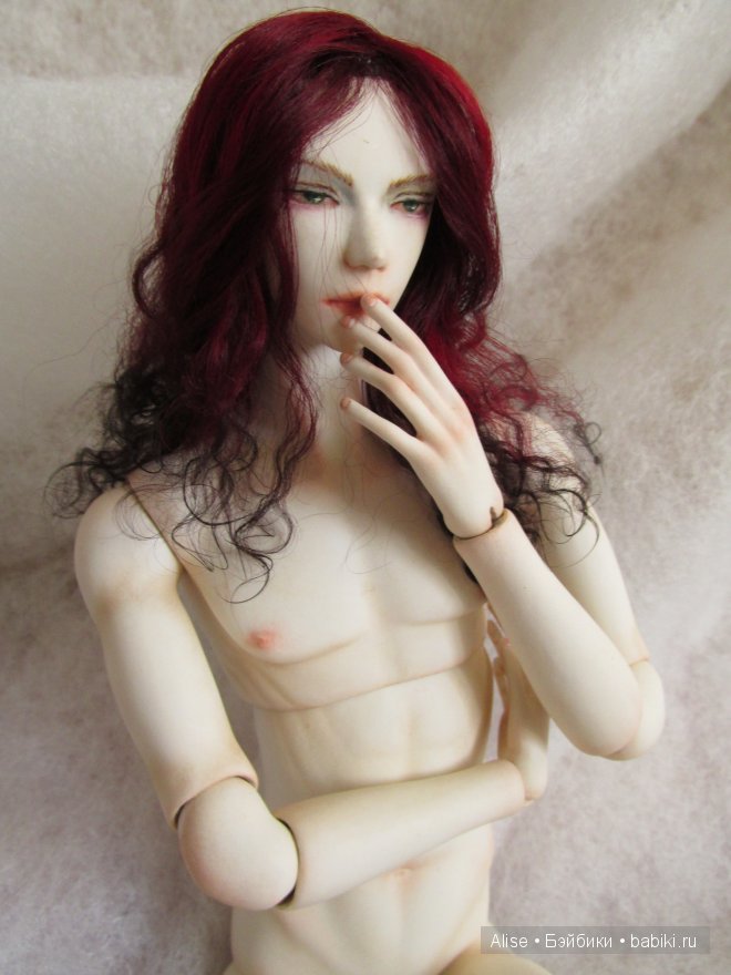 Тюльпан. Авторская шарнирная кукла