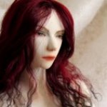 Тюльпан. Авторская шарнирная кукла