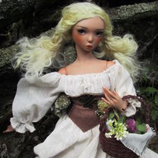 Полиуретановая шарнирная кукла Злата