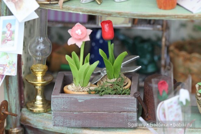 Идея родом из Прованса. La boutique de fleur. Кукольная миниатюра в масштабе 1:12