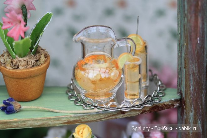 La boutique de fleur. Кукольная миниатюра в масштабе 1:12