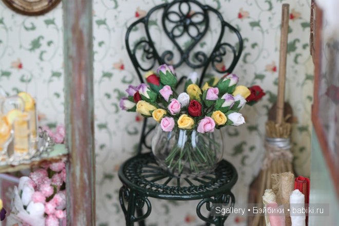 Идея родом из Прованса. La boutique de fleur. Кукольная миниатюра в масштабе 1:12