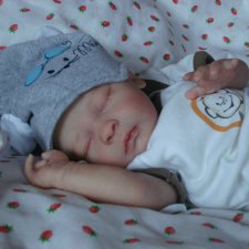 Малышочек Арсений, молд Realborn Joseph Asleep от скульптора  Denise Pratt