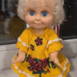 Вязаный комплект для Фейсинки с туфельками