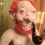 А мы лёгких путей не ищем или мой Капитан, кукла из шерсти