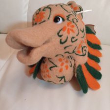 Уточка Мандаринка. Валяние из шерсти