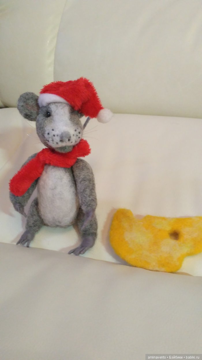 Как кошка попалась мышке. Валяние из шерсти (фото 2)