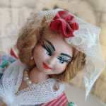 Испанка в национальном костюме 50 -е. Раритет в шикарном состоянии