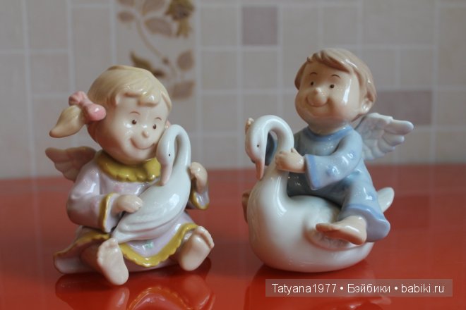 Ангелы и эльфы из фарфора, коллекция