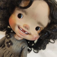 Парик Моник для кукол  Amydoll и других кукол с головой около 25 см