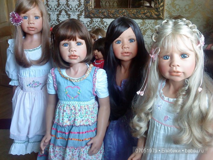 Мои Носики-Курносики... Прекрасные Аланна, Лейлани, Лилиан, Абигейль и их младшая сестричка Райли от Моники Левениг (фото 4)