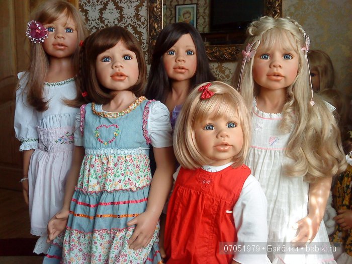 Мои Носики-Курносики... Прекрасные Аланна, Лейлани, Лилиан, Абигейль и их младшая сестричка Райли от Моники Левениг