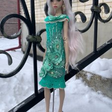 Продам…платье для Сестер Поповых и схожих по размеру кукол.