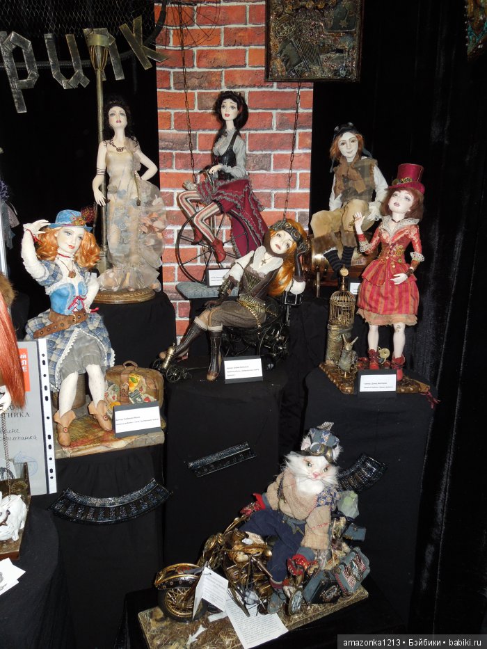 Фоторепортаж с выставки кукол Салон кукол 2016