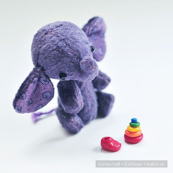 Blackberry elephant. Мини-слоник. Авторская игрушка. Blackberry elephant. Мини-слоник. Авторская игрушка.