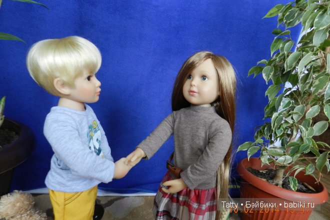 В семье пополнение и первый "мужчина"! Кукла Sonja Hartmann