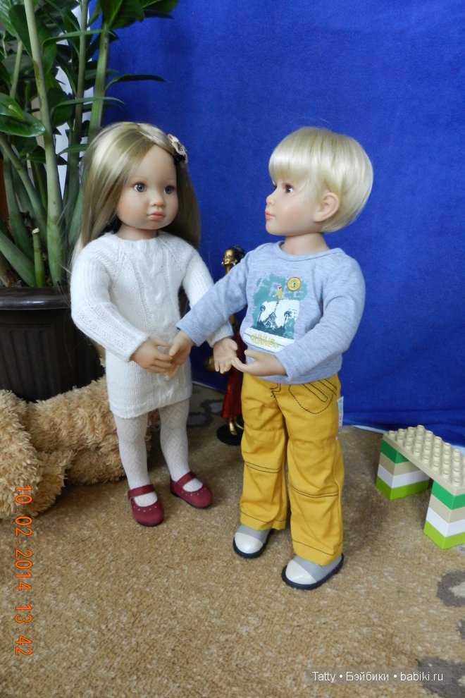 В семье пополнение и первый "мужчина"! Кукла Sonja Hartmann
