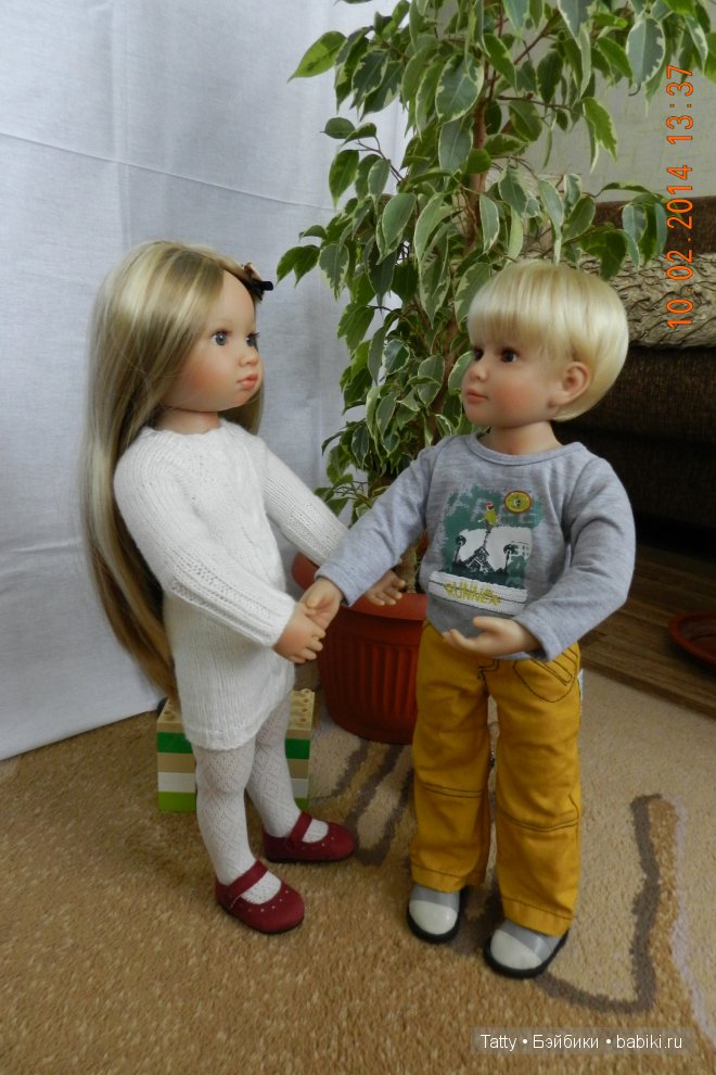 В семье пополнение и первый "мужчина"! Кукла Sonja Hartmann