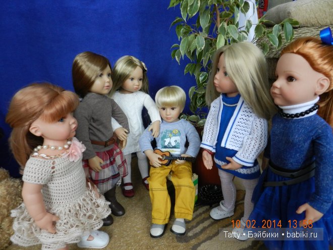 В семье пополнение и первый "мужчина"! Кукла Sonja Hartmann