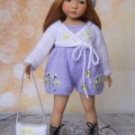 Много разной одежды для кукол Diana Effner Little Darling