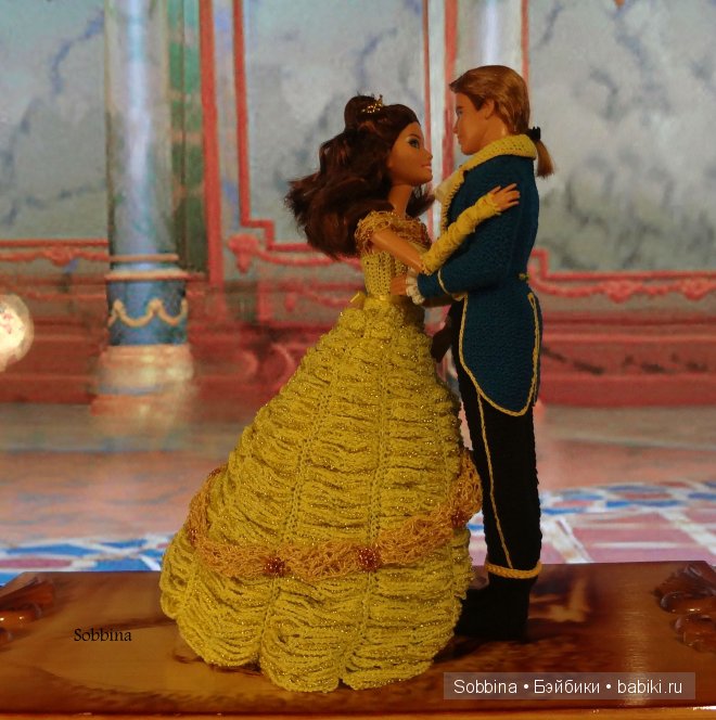 Барби, вязанная одежда