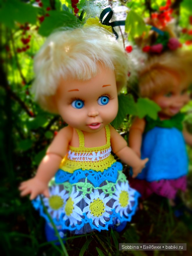 За цветами и по ягоды. Бебифейс, вяжем для кукол