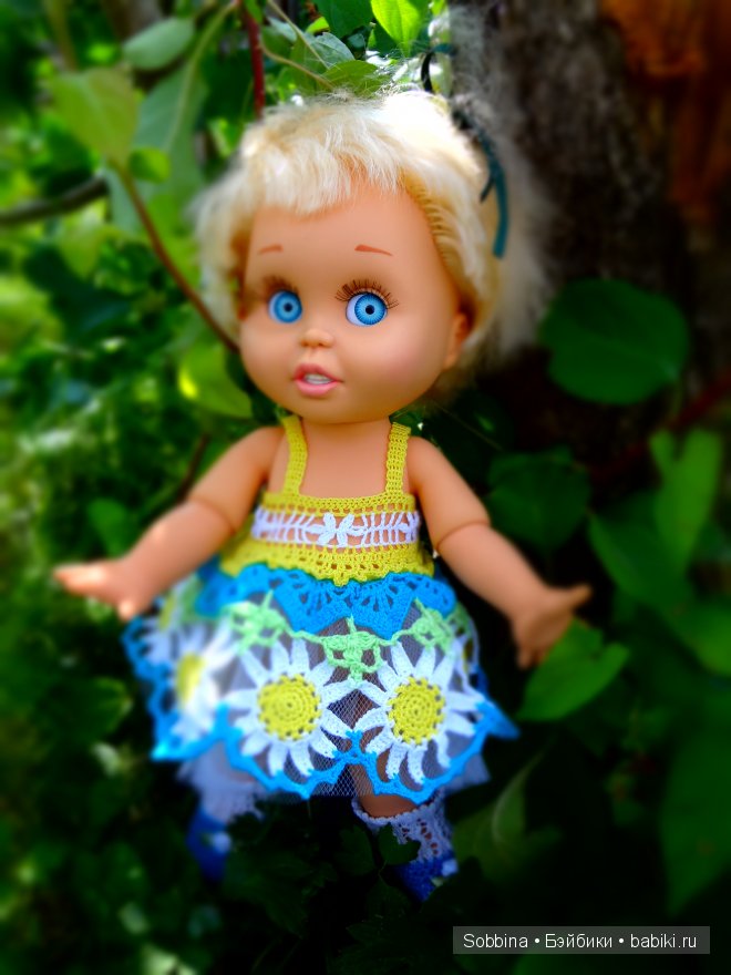 Galoob Baby Face, вязанная одежда