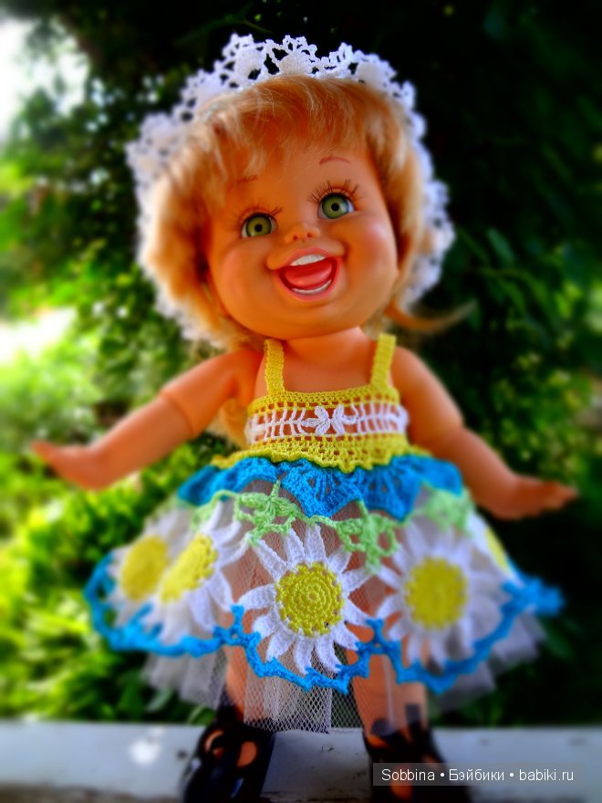 Galoob Baby Face, вязанная одежда