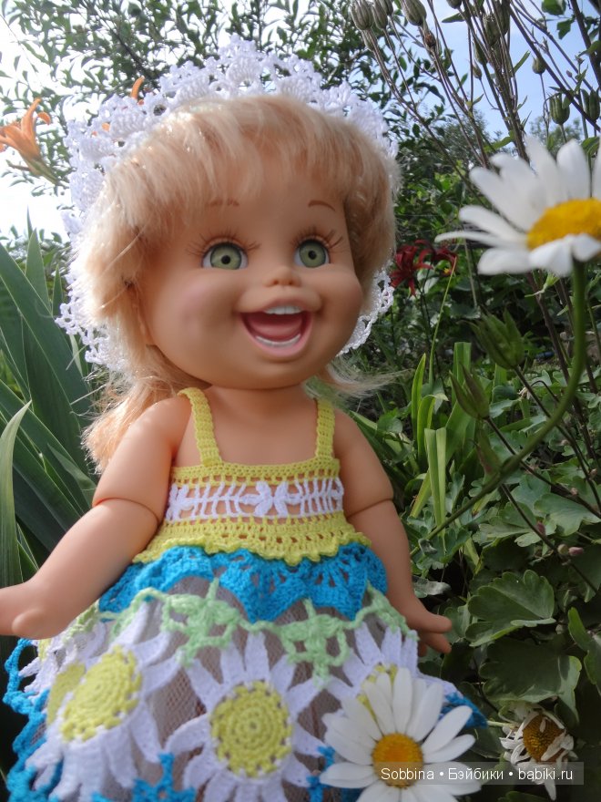 Galoob Baby Face, вязанная одежда