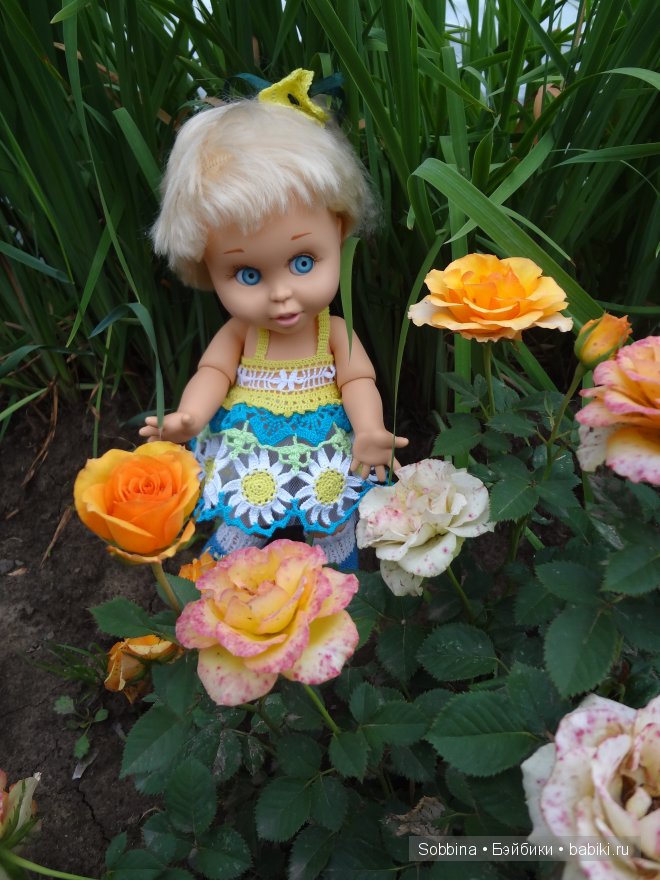 Galoob Baby Face, вязанная одежда