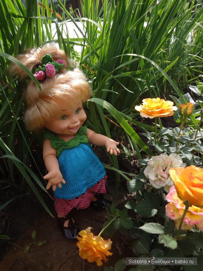 Galoob Baby Face, вязанная одежда