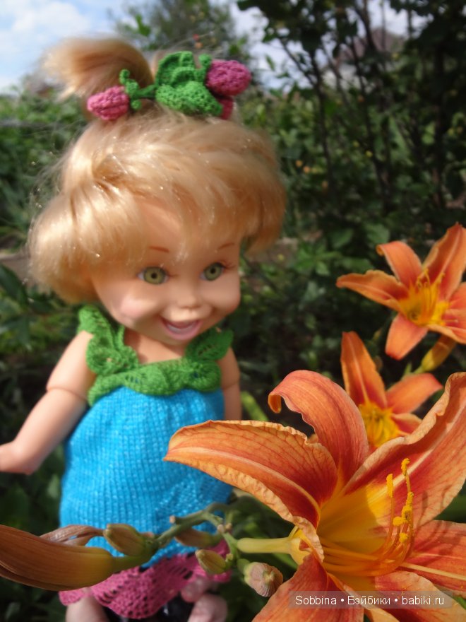 Galoob Baby Face, вязанная одежда