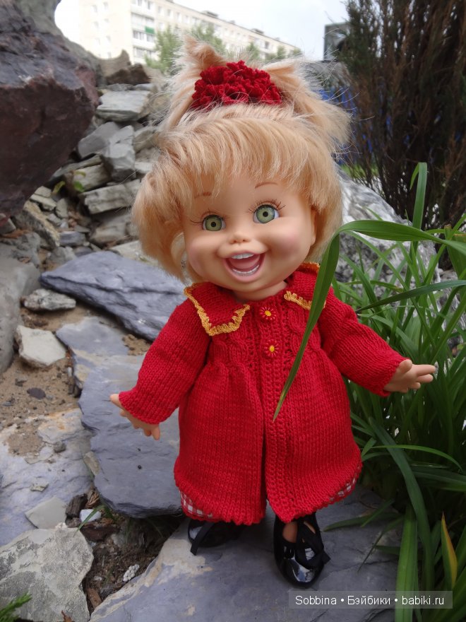 вязание на бебифейс