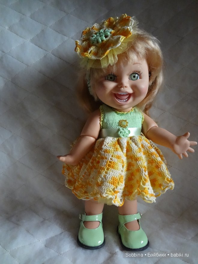 Galoob Baby Face, вязание на кукол