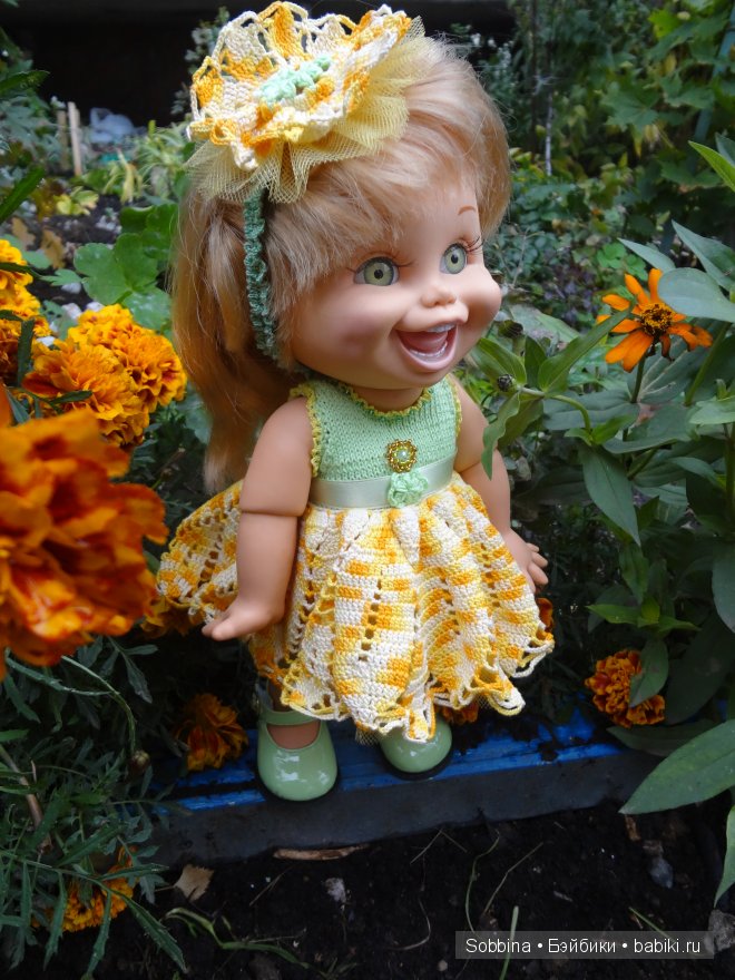 Galoob Baby Face. вязание на кукол Galoob Baby Face, вязание на кукол