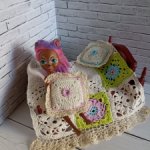 Одеялко для маленьких кукол