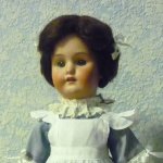 Сентябрь. Приезд гимназистки. Антикварная кукла Simon & Halbig