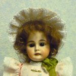 Девочка из позапрошлого века, антикварная кукла Bähr & Pröschild