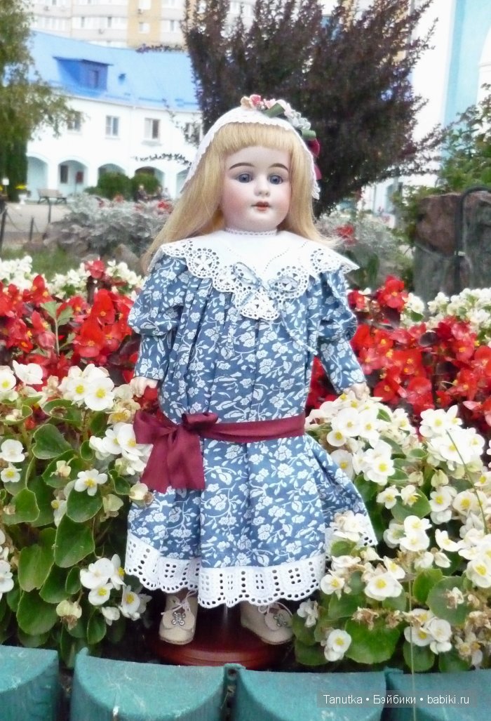 Первая прогулка в последний теплый день. Антикварная кукла Peter Scherf