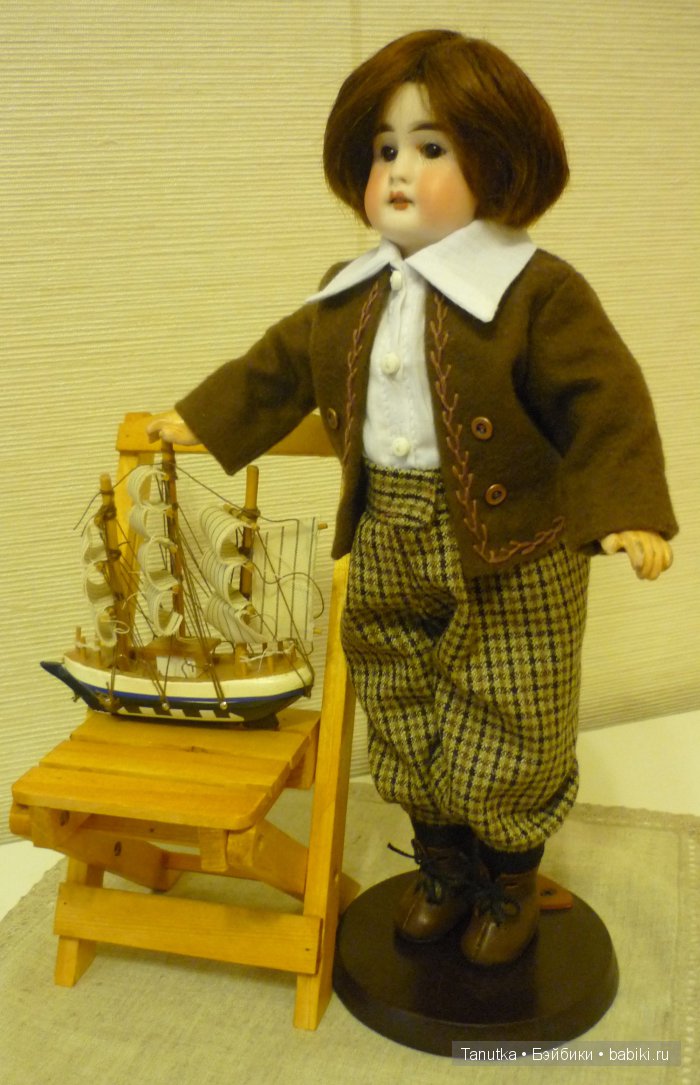 Сегодня у нас мальчик. Антикварная кукла (фото 2)