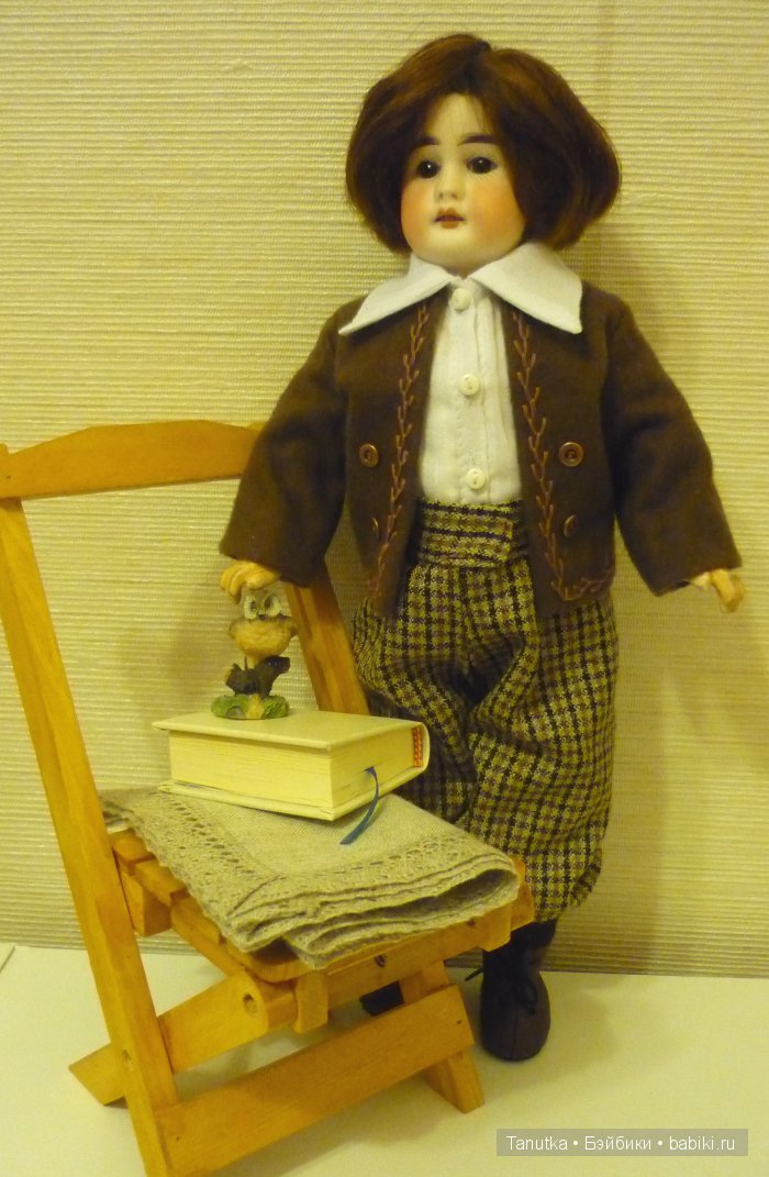 Сегодня у нас мальчик. Антикварная кукла (фото 6)