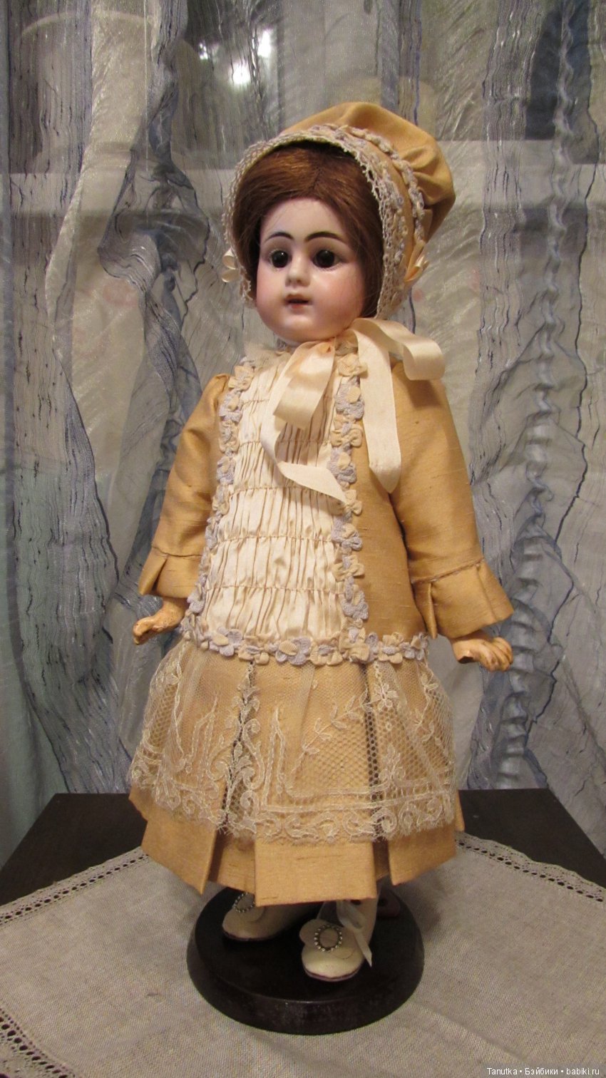 Золотая девочка, антикварная кукла Simon & Halbig, 939