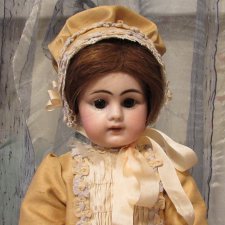 Золотая девочка, антикварная кукла Simon & Halbig, 939