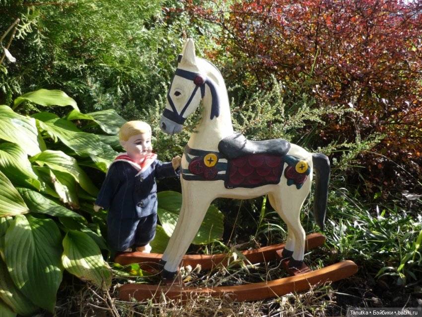 Конная прогулка | Бэйбики Конная прогулка — Редкие антикварные куклы и реплики: воск (фото 6)