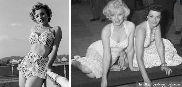 Polka-dot или антикварные куклы и ткань в горошек (фото 10)