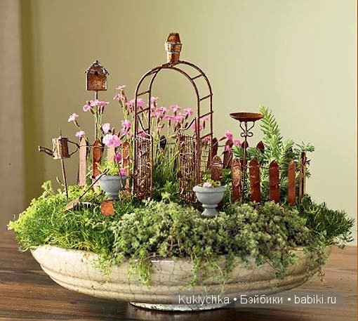 Мини сады для мини кукол