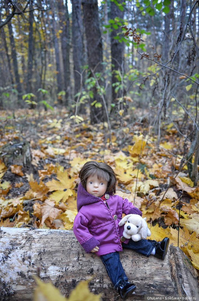 Провожаем осень — Куклы Sylvia Natterer (Сильвия Наттерер): Gotz (фото 4)