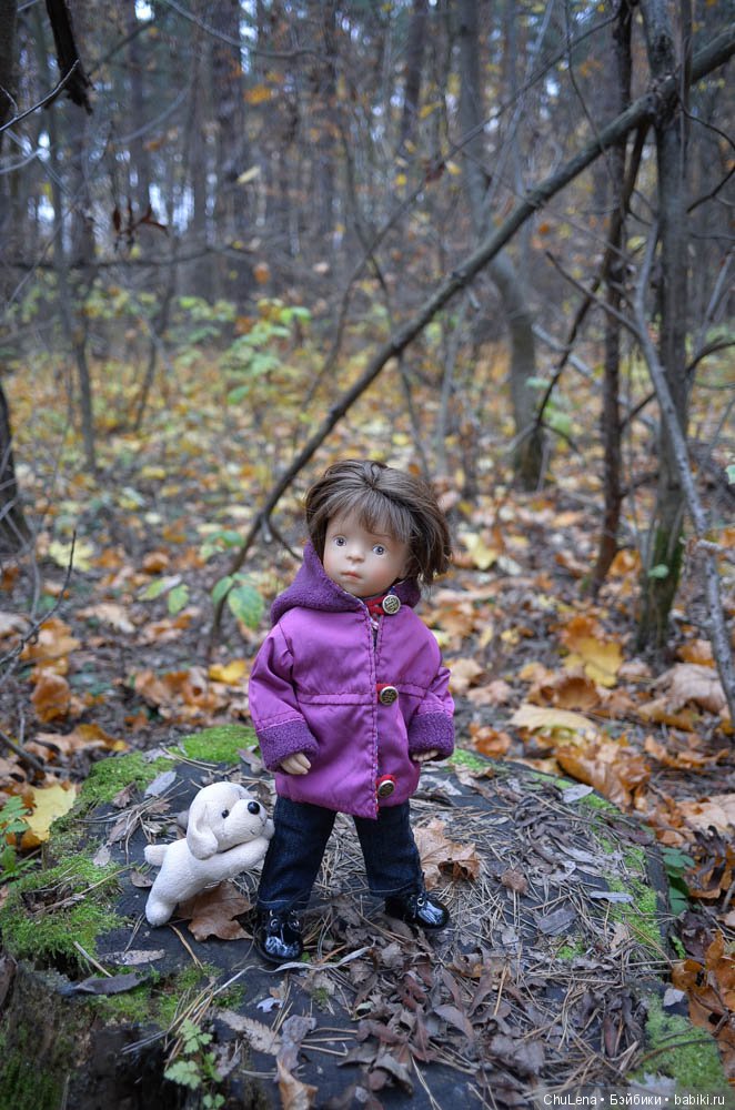 Провожаем осень — Куклы Sylvia Natterer (Сильвия Наттерер): Gotz (фото 5)